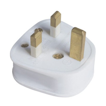 3 pin electrical plug 13 Amp un-wired UK type